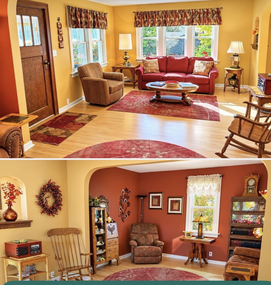 Original living Room before redesign