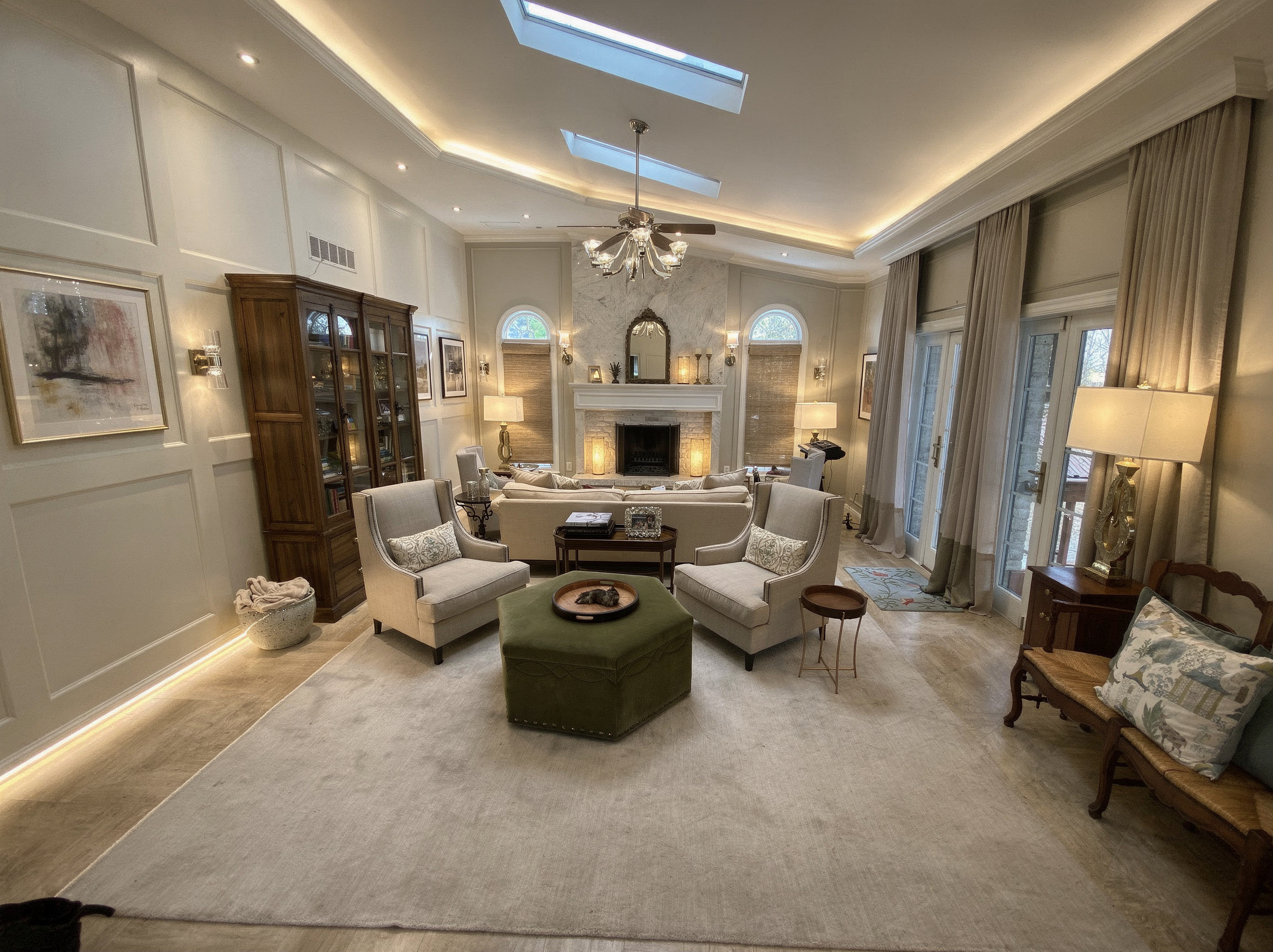 luxury living Room after AI redesign