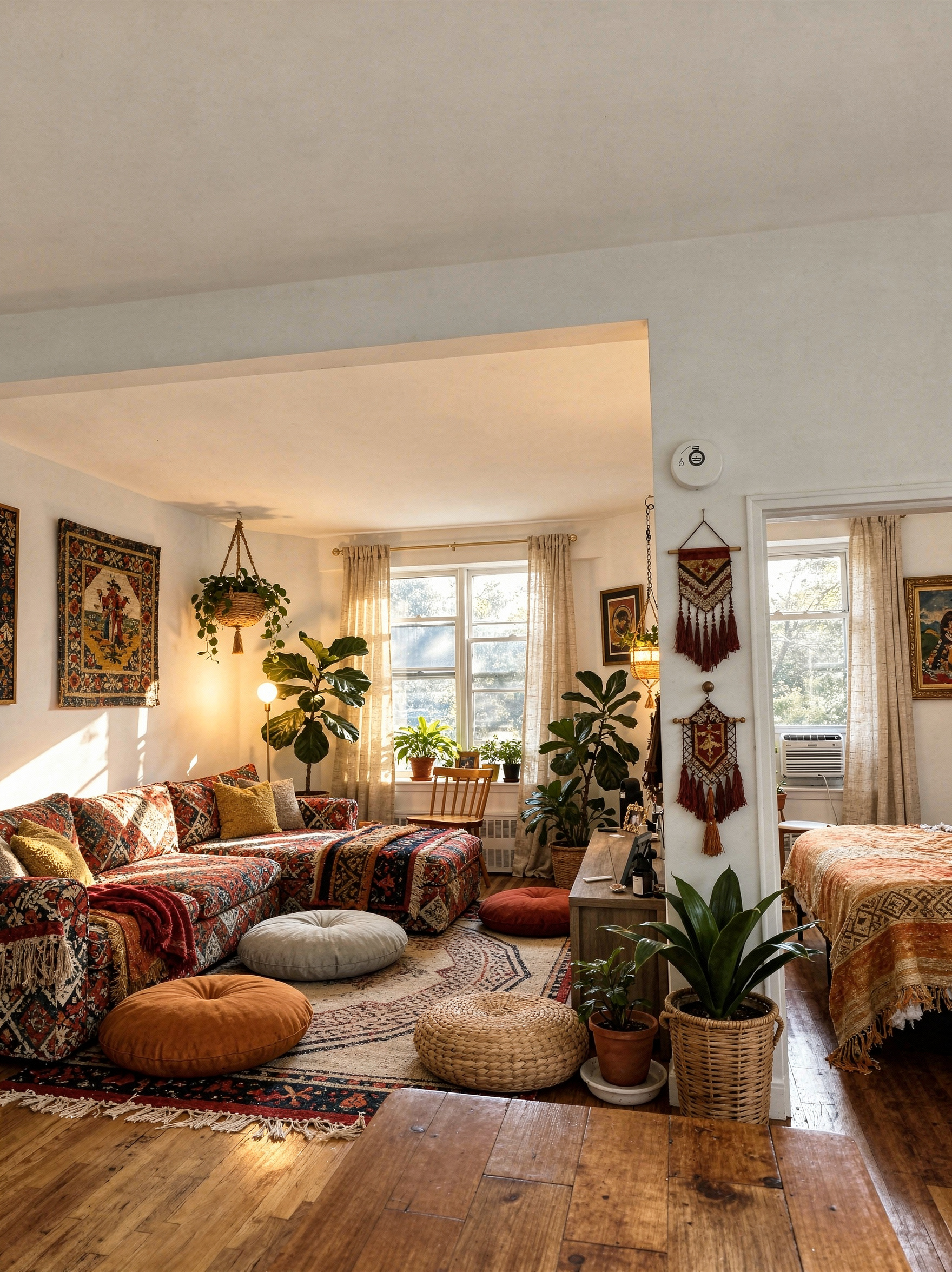 bohemian room redesign