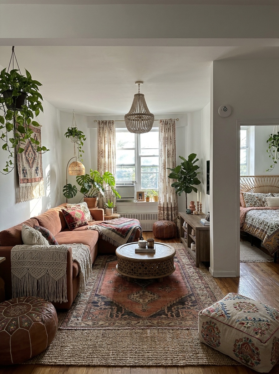 bohemian room redesign