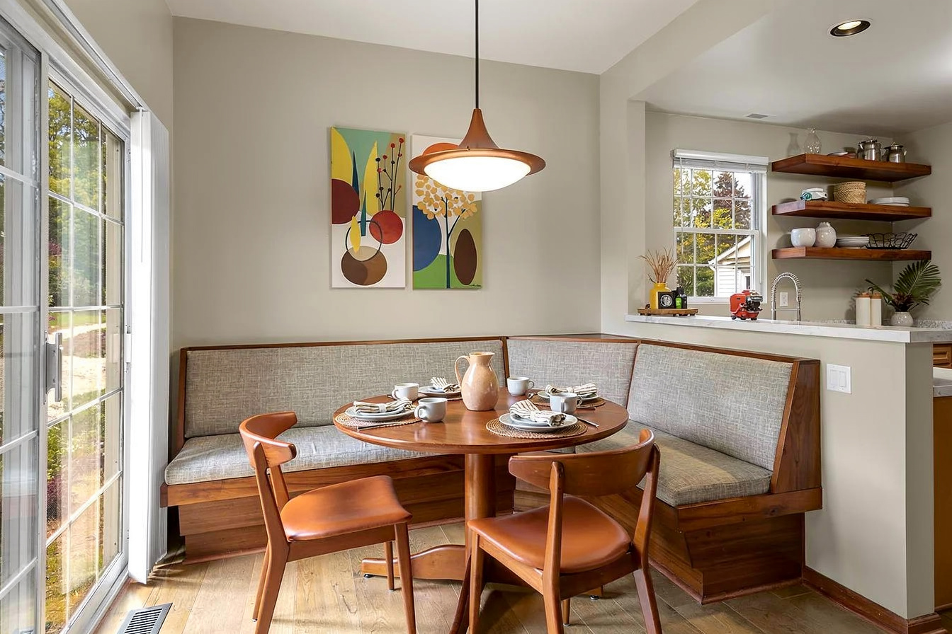 midcentury dining Room redesign