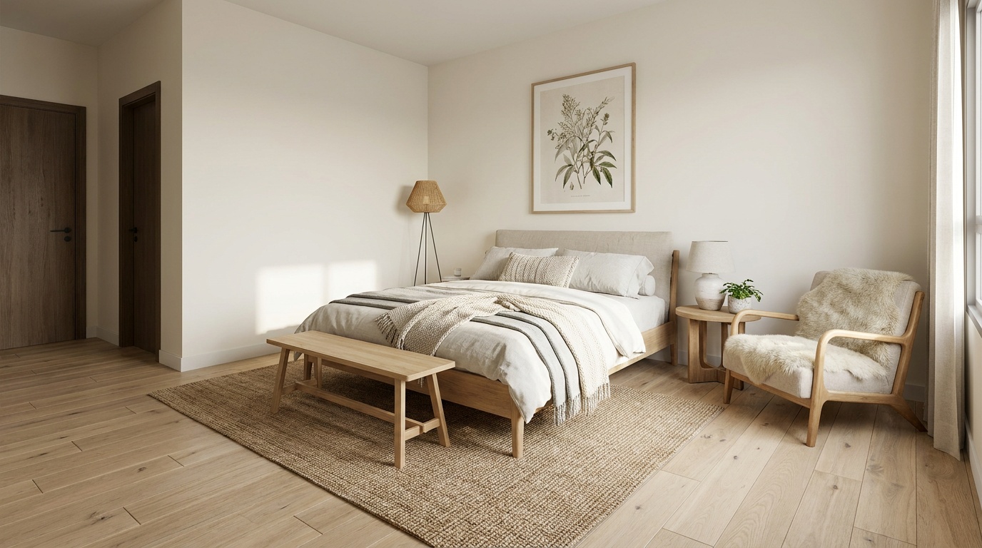 scandinavian room redesign