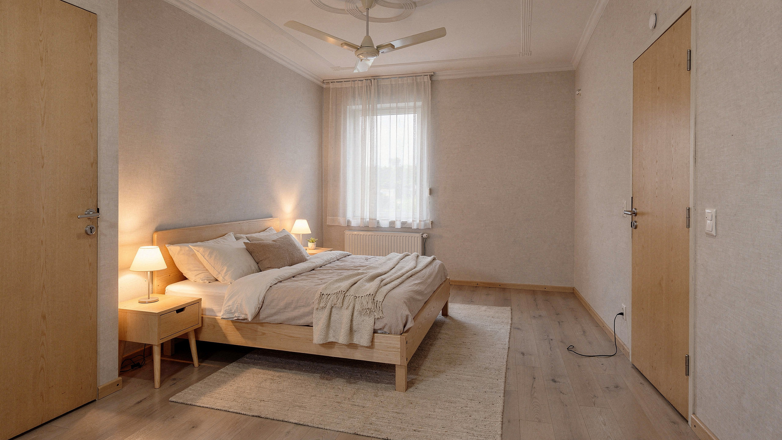 scandinavian bedroom redesign
