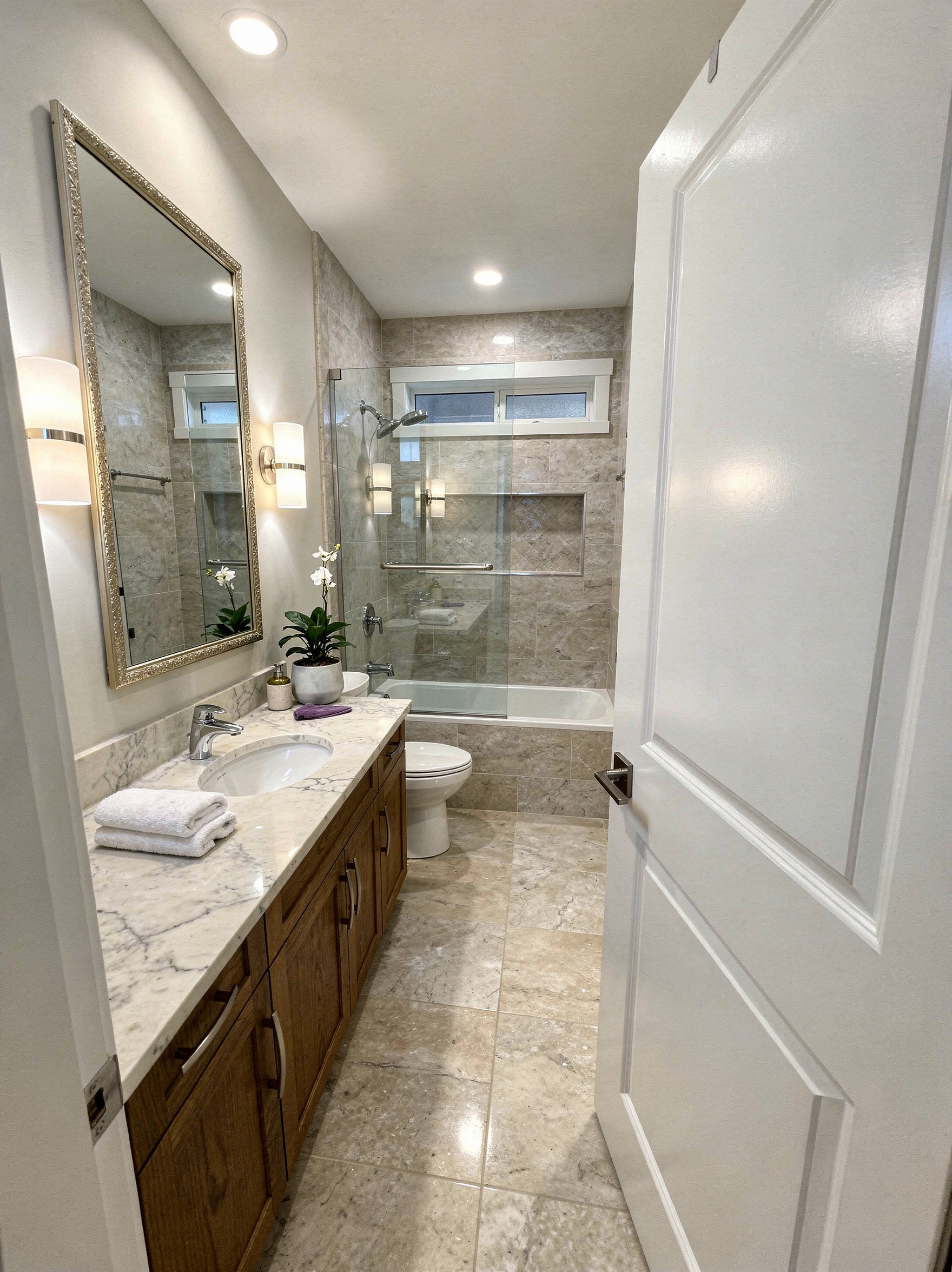 luxury bathroom redesign